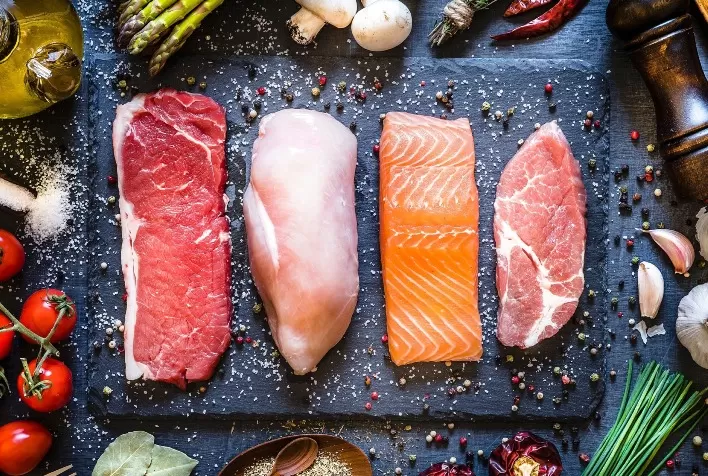 Tendências do consumo per capita de carnes em 2033, nas previsões da OCDE e FAO