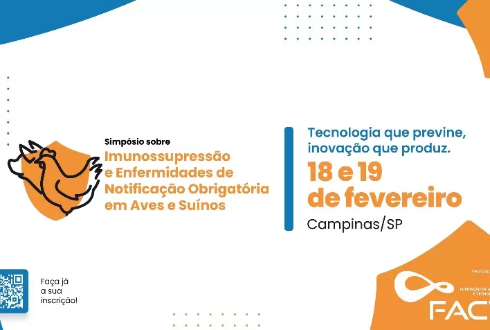 Simpósio da FACTA Foca em Imunossupressão e Doenças de Notificação Obrigatória em Aves e Suínos