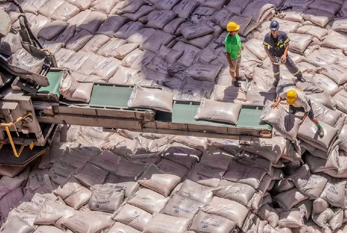 Line-up indica exportação de 3,3 milhões de toneladas de açúcar; receita diária recua em julho