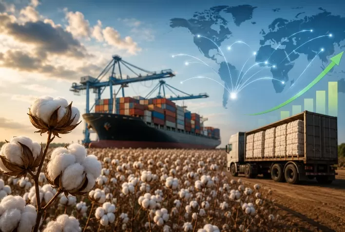 Exportações impulsionam demanda por algodão em MT, mesmo com queda na produção na safra 2025/26