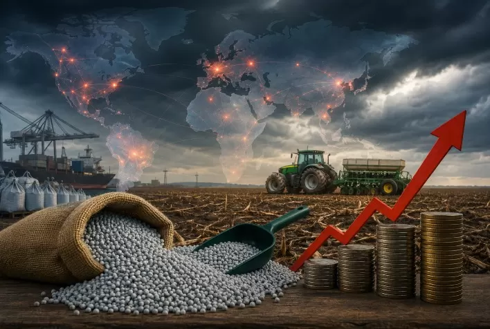 Alta dos fertilizantes e crise global de insumos pressionam o agro brasileiro e elevam risco para próximas safras