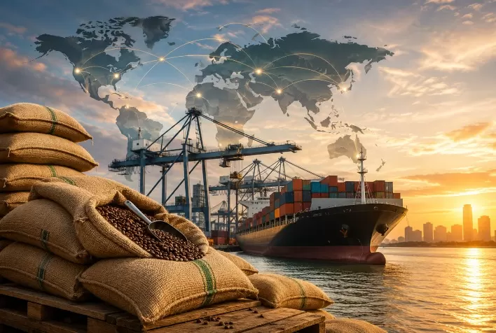 Exportações globais de café crescem em março e acumulam alta na safra 2025/26, aponta OIC