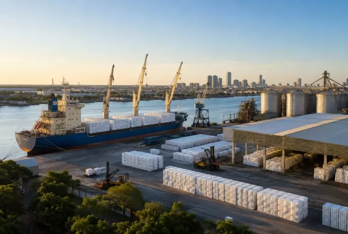Suzano escolhe Avondale Global Gateway como hub logístico na Costa do Golfo e retoma importação de celulose nos EUA após mais de 30 anos