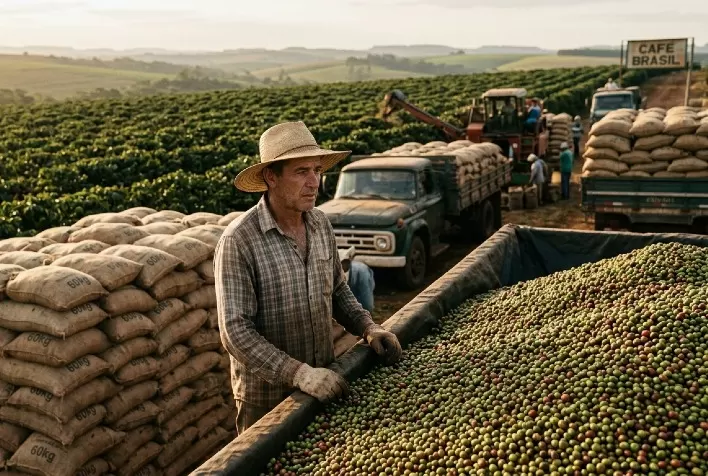 Safra recorde de café no Brasil pressiona preços e aumenta preocupação com rentabilidade do produtor