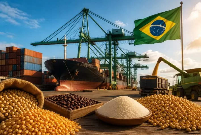 Exportações do agronegócio brasileiro disparam e abril registra segundo melhor resultado da história