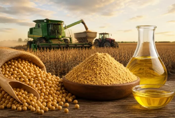 Farelo e óleo de soja sustentam mercado em meio à demanda aquecida e avanço da safra sul-americana