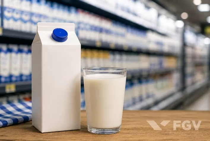 Leite longa vida dispara quase 14% e lidera pressão da inflação ao consumidor em maio, aponta FGV