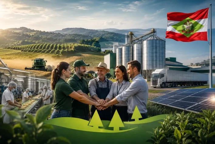 Cooperativas de Santa Catarina ultrapassam R$ 105 bilhões e reforçam protagonismo na economia em 2025