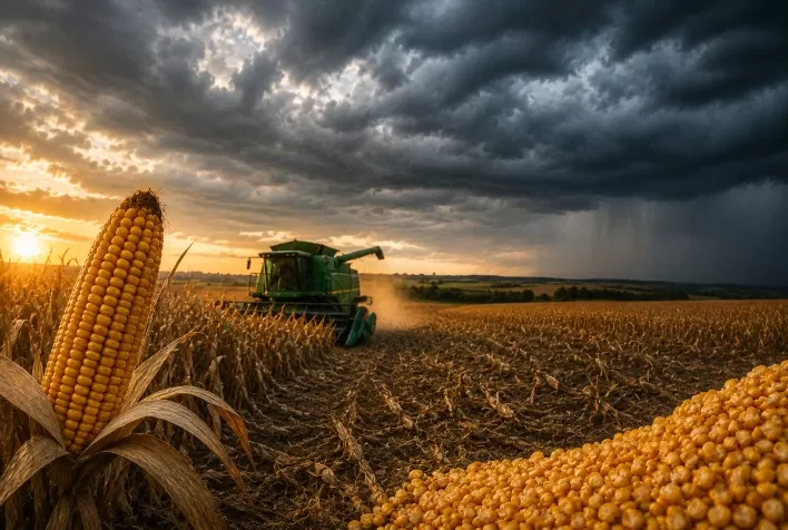 Milho safrinha no Paraná enfrenta desafios climáticos, mas mantém potencial para produção recorde