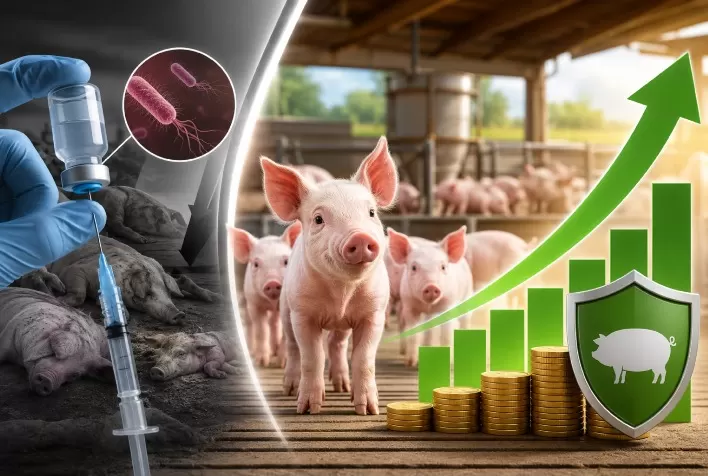 Vacinação contra Salmonella reduz mortalidade de suínos em mais de 50% e gera ROI de até 796%