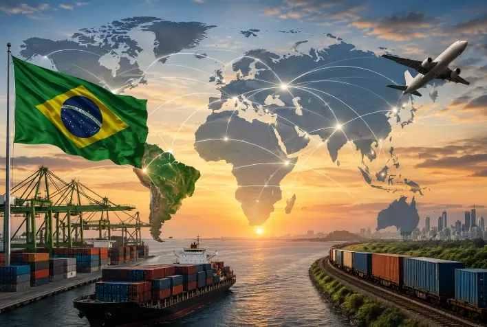 Reorganização das cadeias globais avança mesmo com trégua entre EUA e Irã e reforça papel do Brasil no comércio exterior