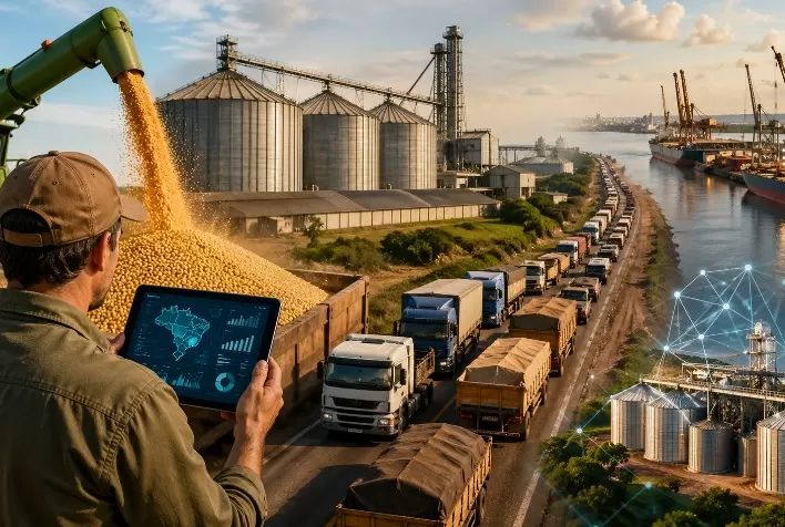 Frete pode custar mais que a carga: logística de commodities entra em zona crítica no Brasil em 2026