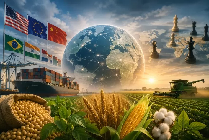 Tarifas comerciais, acordos globais e geopolítica redesenham cenário do agronegócio mundial, aponta Rabobank