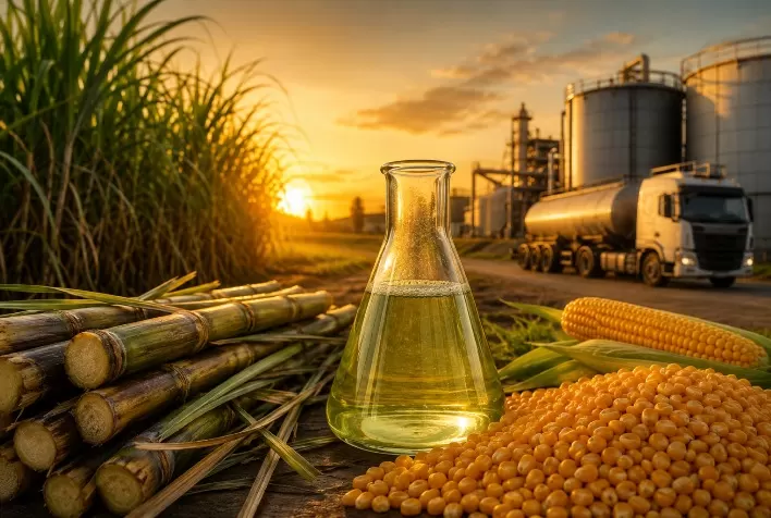 Safra recorde impulsiona etanol no Brasil e amplia competitividade frente à gasolina