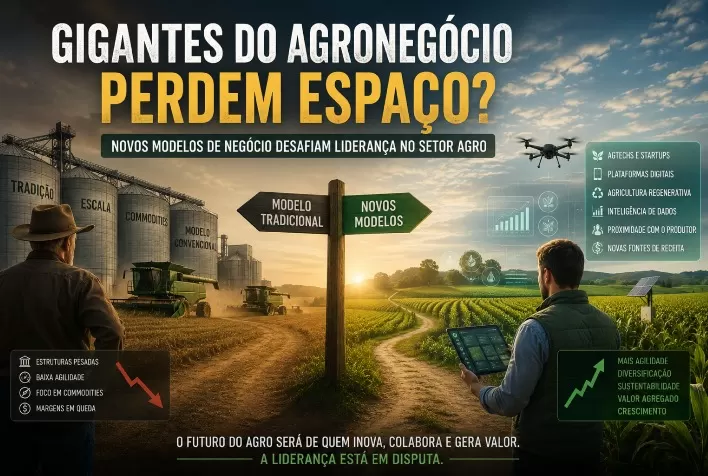 Gigantes do agronegócio perdem espaço? Novos modelos de negócio desafiam liderança no setor agro