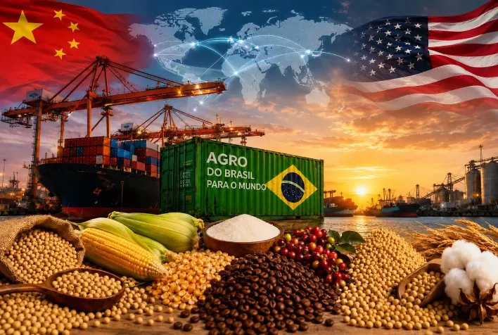China amplia liderança como principal destino do agro brasileiro, mas Estados Unidos seguem estratégicos para exportações e preços globais