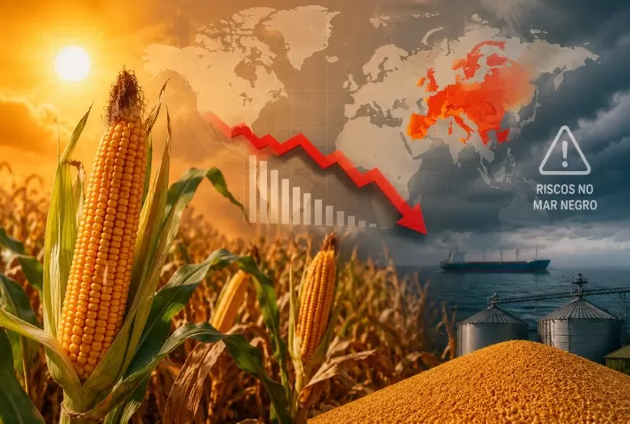 IGC reduz previsão da safra mundial de milho após ondas de calor na Europa e alerta para riscos no Mar Negro