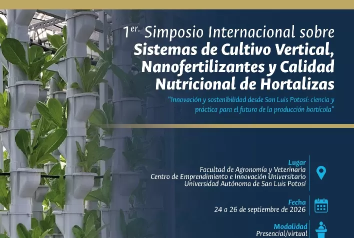 México sediará simpósio internacional sobre agricultura vertical, nanofertilizantes e hortaliças sustentáveis em setembro de 2026