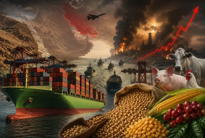 Crise no Oriente Médio ameaça exportações do agronegócio brasileiro e pode elevar custo do frete em até 40%