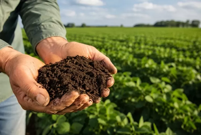 Saúde do solo ganha protagonismo no agronegócio ao elevar produtividade, reduzir custos e aumentar a rentabilidade no campo