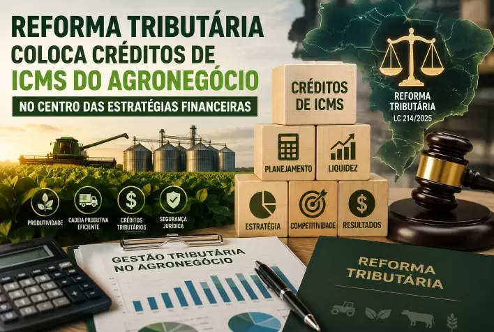 Reforma tributária coloca créditos de ICMS do agronegócio no centro das estratégias financeiras