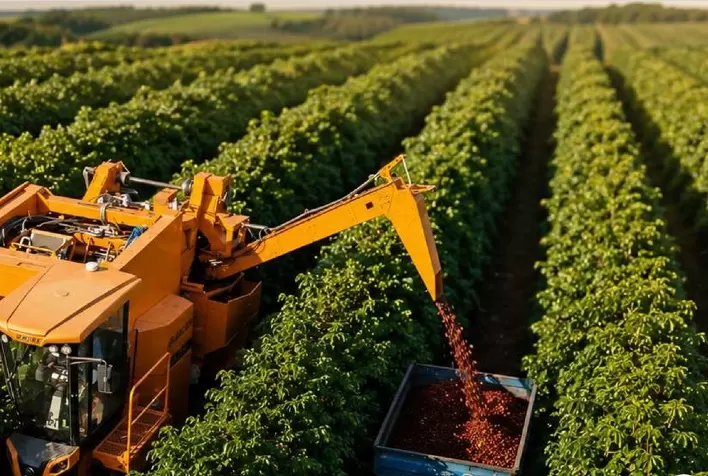 Café arábica: colheita chega a 74% no Cerrado Mineiro com tempo seco favorecendo operações