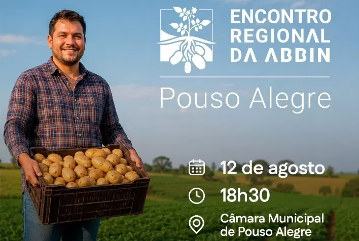 Encontro da Abbin reúne cadeia da batata em Pouso Alegre nesta quarta-feira