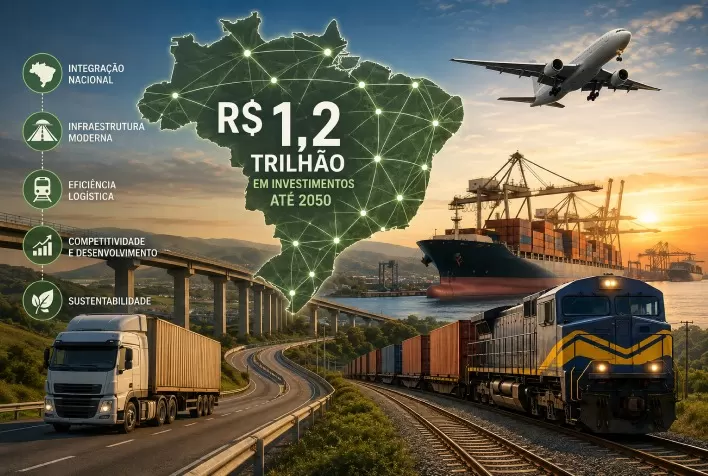 Plano Nacional de Logística prevê R$ 1,2 trilhão em investimentos até 2050