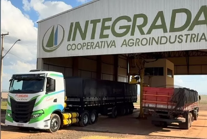 Integrada testa caminhão a biometano para reduzir custos e emissões no transporte de grãos