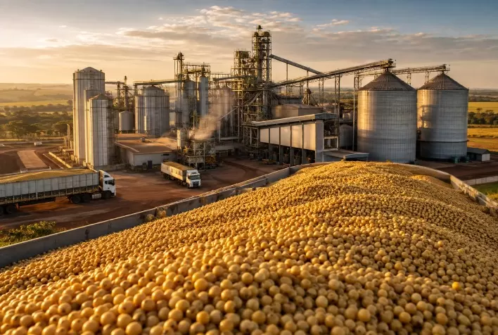 Esmagamento de soja em Mato Grosso bate recorde e alcança 1,24 milhão de toneladas em julho