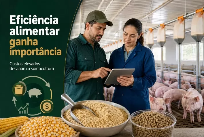 Eficiência alimentar ganha importância diante dos custos elevados da suinocultura