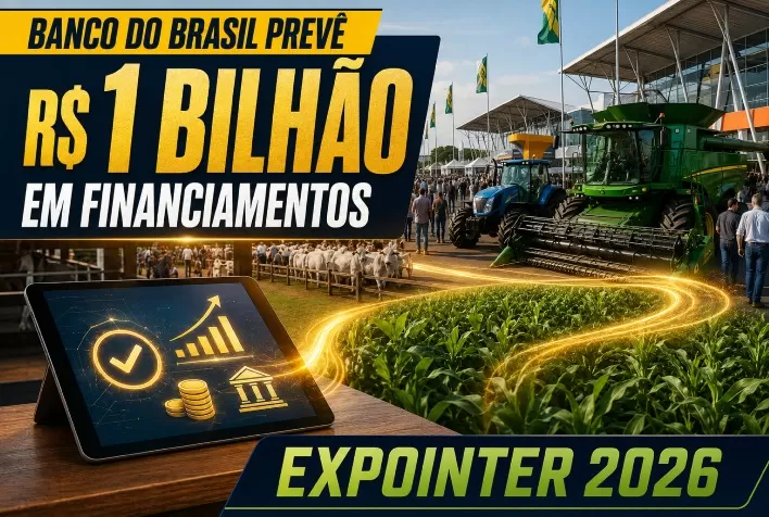 Banco do Brasil prevê R$ 1 bilhão em financiamentos durante a Expointer 2026