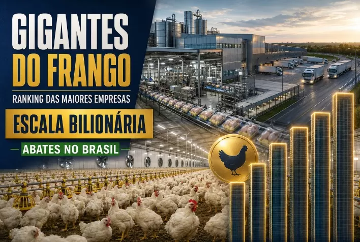 Ranking das maiores empresas de frango revela escala bilionária dos abates no Brasil
