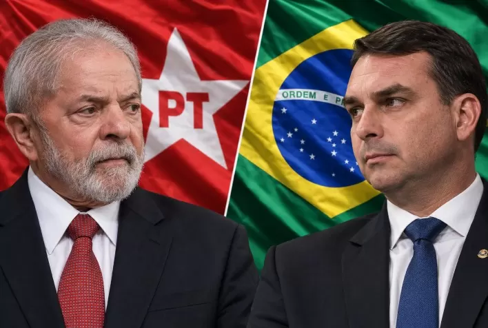 Pesquisa Gerp: Flávio Bolsonaro tem 47% contra 40% de Lula no segundo turno