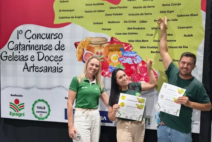 Agroindústrias de Santa Catarina conquistam 13 premiações em concurso de geleias e doces artesanais