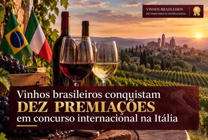 Vinhos brasileiros conquistam dez premiações em concurso internacional na Itália
