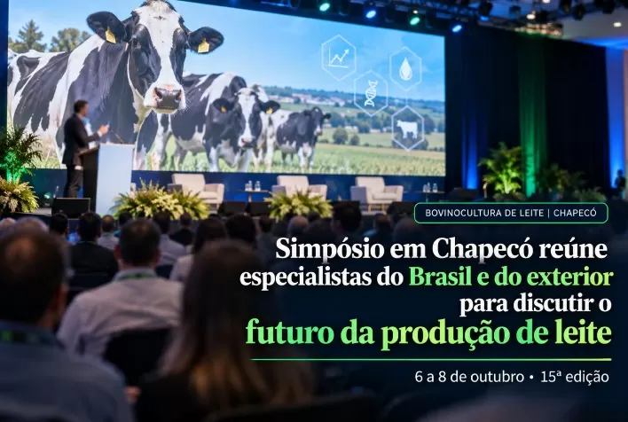 Simpósio em Chapecó reúne especialistas do Brasil e do exterior para discutir o futuro da produção de leite