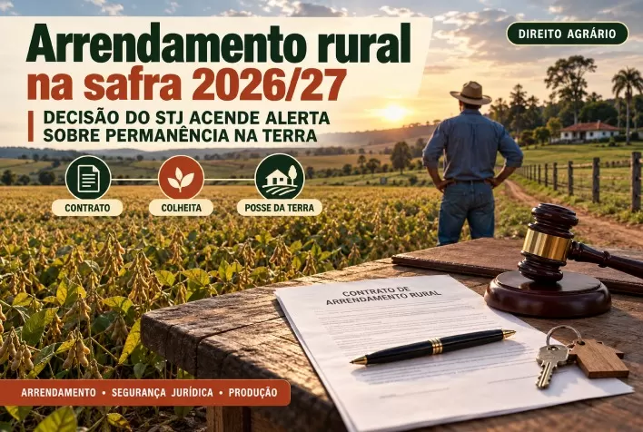 Arrendamento rural na safra 2026/27: decisão do STJ acende alerta sobre permanência na terra