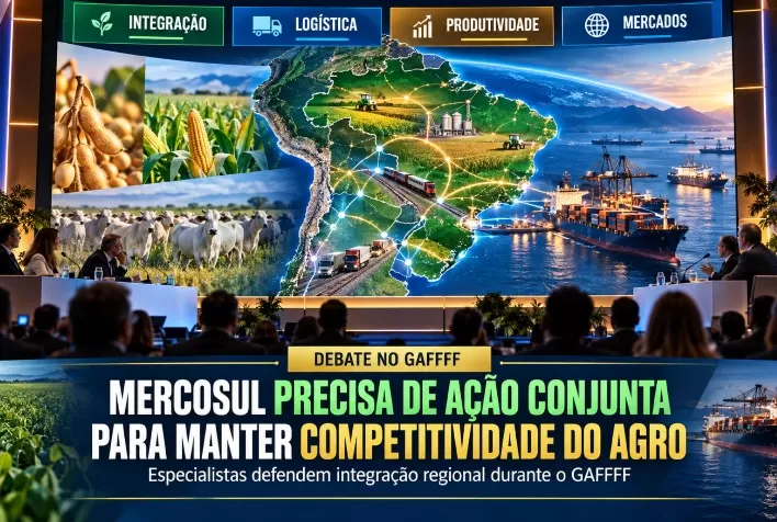 Mercosul precisa de ação conjunta para manter competitividade do agro, defendem especialistas no GAFFFF