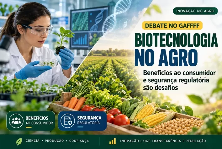 Biotecnologia no agro: benefícios ao consumidor e segurança regulatória são desafios, aponta debate no GAFFFF