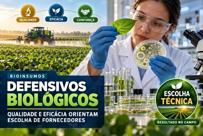 Defensivos biológicos: qualidade e eficácia orientam escolha de fornecedores no campo