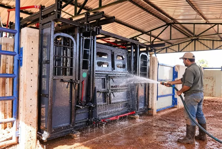 Limpeza de equipamentos de contenção bovina ajuda a aumentar a durabilidade e preservar o uso no campo