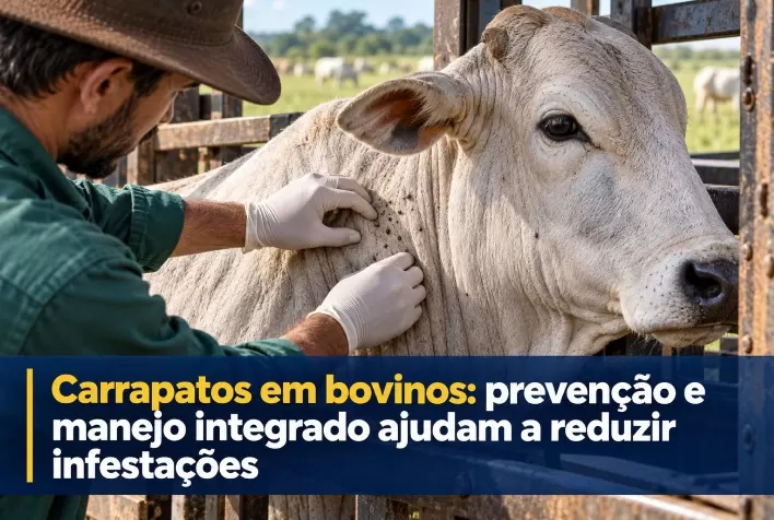 Carrapatos em bovinos: prevenção e manejo integrado ajudam a reduzir infestações
