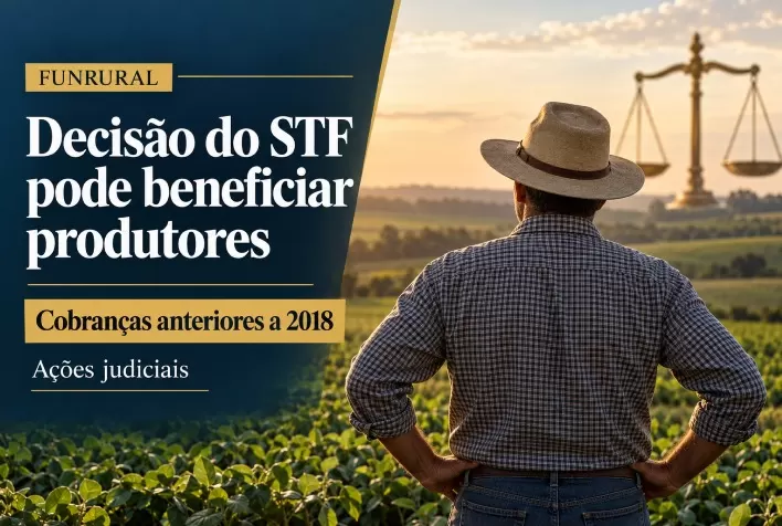 Funrural: decisão do STF pode beneficiar produtores com ações judiciais sobre cobrança anterior a 2018