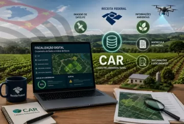 Capa da entrevista: Fiscalização digital do CAR: especialista explica como Receita Federal cruza dados e amplia controle sobre imóveis rurais