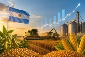 Agro argentino deve gerar US$ 36,1 bilhões em 2026 com avanço da soja e do milho, projeta Bolsa de Rosario
