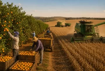 Agro perde mais de 8 mil vagas formais em abril pressionado pelo fim da colheita de soja e laranja