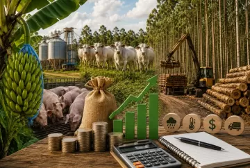CNA mapeia custos da produção rural em Minas Gerais e Bahia e revela desafios para banana, suínos, pecuária e eucalipto