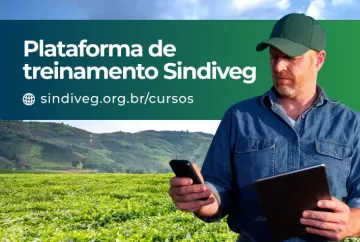 Plataforma gratuita de treinamentos do Sindiveg impulsiona capacitação técnica no agronegócio brasileiro