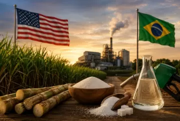 Tarifas dos EUA sobre açúcar e etanol preocupam setor, mas impacto para usinas brasileiras deve ser limitado